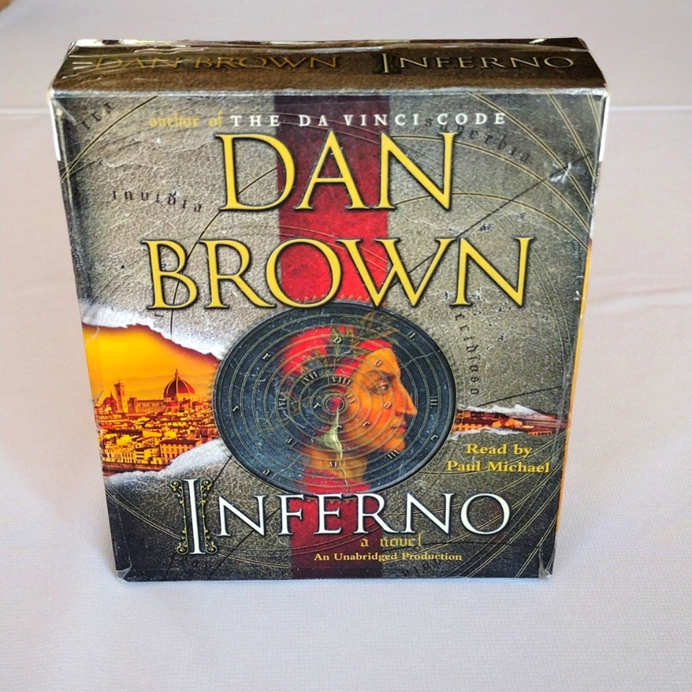 Dan Brown Inferno Audiobook 17 Hours 14 Compact Discs Still Sealed